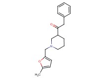 1-{1-[(5-methyl-2-furyl)methyl]-3-piperidinyl}-2-phenylethanone