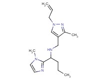 N-[(1-allyl-3-methyl-1H-pyrazol-4-yl)methyl]-1-(1-methyl-1H-imidazol-2-yl)butan-1-amine