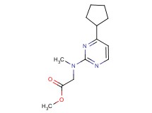 methyl N-(4-cyclopentylpyrimidin-2-yl)-N-methylglycinate