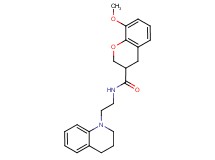 N-[2-(3,4-dihydro-1(2H)-quinolinyl)ethyl]-8-methoxy-3-chromanecarboxamide