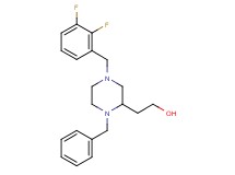 2-[1-benzyl-4-(2,3-difluorobenzyl)-2-piperazinyl]ethanol
