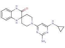 1-[2-amino-6-(cyclopropylamino)-4-pyrimidinyl]-1',4'-dihydro-3'H-spiro[piperidine-4,2'-quinoxalin]-3'-one