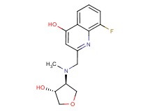 8-fluoro-2-{[[(3S*,4R*)-4-hydroxytetrahydrofuran-3-yl](methyl)amino]methyl}quinolin-4-ol