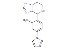 4-[2-methyl-4-(1H-pyrazol-1-yl)phenyl]-4,5,6,7-tetrahydro-1H-imidazo[4,5-c]pyridine