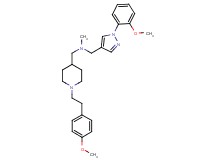 ({1-[2-(4-methoxyphenyl)ethyl]-4-piperidinyl}methyl){[1-(2-methoxyphenyl)-1H-pyrazol-4-yl]methyl}methylamine