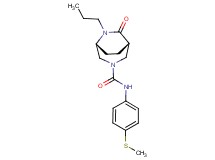 (1S*,5R*)-N-[4-(methylthio)phenyl]-7-oxo-6-propyl-3,6-diazabicyclo[3.2.2]nonane-3-carboxamide