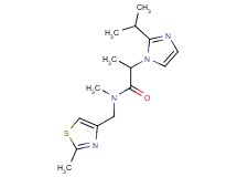 2-(2-isopropyl-1H-imidazol-1-yl)-N-methyl-N-[(2-methyl-1,3-thiazol-4-yl)methyl]propanamide