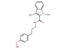 N-[3-(4-methoxyphenyl)propyl]-1,3-dimethyl-1H-indole-2-carboxamide