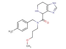 N-(3-methoxypropyl)-N-(4-methylbenzyl)-4,5,6,7-tetrahydro-1H-imidazo[4,5-c]pyridine-4-carboxamide hydrochloride