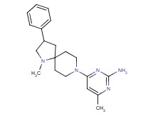 4-methyl-6-(1-methyl-3-phenyl-1,8-diazaspiro[4.5]dec-8-yl)-2-pyrimidinamine