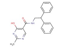 N-(2,2-diphenylethyl)-4-hydroxy-2-methylpyrimidine-5-carboxamide