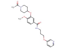 3-[(1-acetyl-4-piperidinyl)oxy]-4-methoxy-N-[3-(3-pyridinyloxy)propyl]benzamide