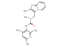 N-methyl-N-[(2-methylimidazo[1,2-a]pyridin-3-yl)methyl]-N'-(2,4,6-trimethylpyridin-3-yl)urea