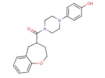 4-[4-(2,3,4,5-tetrahydro-1-benzoxepin-4-ylcarbonyl)piperazin-1-yl]phenol