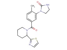 1-(2-methyl-5-{[2-(1,3-thiazol-2-yl)-1-piperidinyl]carbonyl}phenyl)-2-imidazolidinone