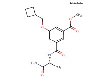methyl 3-({[(1R)-2-amino-1-methyl-2-oxoethyl]amino}carbonyl)-5-(cyclobutylmethoxy)benzoate