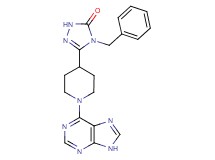 4-benzyl-5-[1-(9H-purin-6-yl)piperidin-4-yl]-2,4-dihydro-3H-1,2,4-triazol-3-one