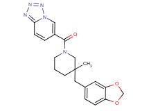 6-{[3-(1,3-benzodioxol-5-ylmethyl)-3-methylpiperidin-1-yl]carbonyl}tetrazolo[1,5-a]pyridine