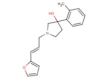 1-[(2E)-3-(2-furyl)prop-2-en-1-yl]-3-(2-methylphenyl)pyrrolidin-3-ol