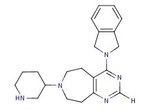 4-(1,3-dihydro-2H-isoindol-2-yl)-7-(3-piperidinyl)-6,7,8,9-tetrahydro-5H-pyrimido[4,5-d]azepine dihydrochloride