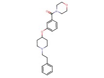 4-(3-{[1-(2-phenylethyl)piperidin-4-yl]oxy}benzoyl)morpholine