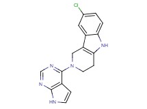 8-chloro-2-(7H-pyrrolo[2,3-d]pyrimidin-4-yl)-2,3,4,5-tetrahydro-1H-pyrido[4,3-b]indole