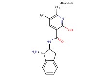N-[(1S,2S)-1-amino-2,3-dihydro-1H-inden-2-yl]-2-hydroxy-5,6-dimethylnicotinamide hydrochloride