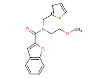 N-(2-methoxyethyl)-N-(2-thienylmethyl)-1-benzofuran-2-carboxamide
