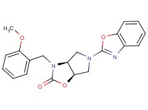 (3aS*,6aR*)-5-(1,3-benzoxazol-2-yl)-3-(2-methoxybenzyl)hexahydro-2H-pyrrolo[3,4-d][1,3]oxazol-2-one