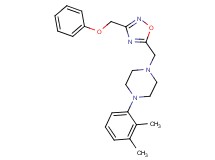 1-(2,3-dimethylphenyl)-4-{[3-(phenoxymethyl)-1,2,4-oxadiazol-5-yl]methyl}piperazine