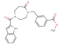 methyl 3-{[4-(1H-indol-2-ylcarbonyl)-7-oxo-1,4-diazepan-1-yl]methyl}benzoate