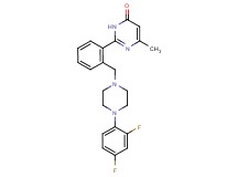 2-(2-{[4-(2,4-difluorophenyl)piperazin-1-yl]methyl}phenyl)-6-methylpyrimidin-4(3H)-one