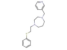 1-[2-(phenylthio)ethyl]-4-(3-pyridinylmethyl)-1,4-diazepane