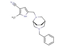 5-{[(1S*,5R*)-3-benzyl-3,6-diazabicyclo[3.2.2]non-6-yl]methyl}-2-methyl-1H-pyrrole-3-carbonitrile