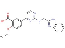 5-{2-[(1H-benzimidazol-2-ylmethyl)amino]pyrimidin-4-yl}-2-ethoxybenzoic acid