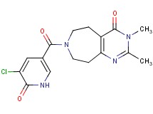 7-[(5-chloro-6-oxo-1,6-dihydropyridin-3-yl)carbonyl]-2,3-dimethyl-3,5,6,7,8,9-hexahydro-4H-pyrimido[4,5-d]azepin-4-one