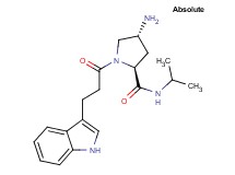 (2S,4R)-4-amino-1-[3-(1H-indol-3-yl)propanoyl]-N-isopropylpyrrolidine-2-carboxamide