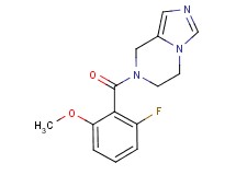 7-(2-fluoro-6-methoxybenzoyl)-5,6,7,8-tetrahydroimidazo[1,5-a]pyrazine