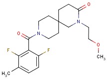 9-(2,6-difluoro-3-methylbenzoyl)-2-(2-methoxyethyl)-2,9-diazaspiro[5.5]undecan-3-one