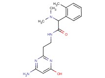 N-[2-(4-amino-6-hydroxypyrimidin-2-yl)ethyl]-2-(dimethylamino)-2-(2-methylphenyl)acetamide