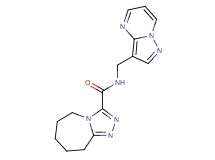 N-(pyrazolo[1,5-a]pyrimidin-3-ylmethyl)-6,7,8,9-tetrahydro-5H-[1,2,4]triazolo[4,3-a]azepine-3-carboxamide