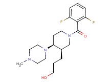 3-[(3R*,4S*)-1-(2,6-difluorobenzoyl)-4-(4-methylpiperazin-1-yl)piperidin-3-yl]propan-1-ol