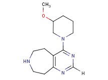 4-(3-methoxy-1-piperidinyl)-6,7,8,9-tetrahydro-5H-pyrimido[4,5-d]azepine dihydrochloride