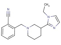 2-{[3-(1-ethyl-1H-imidazol-2-yl)-1-piperidinyl]methyl}benzonitrile