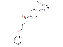 4-(1-methyl-1H-imidazol-2-yl)-1-(4-phenoxybutanoyl)piperidine