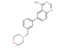 6-[3-(morpholin-4-ylmethyl)phenyl]quinazolin-4-amine