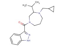 3-{[4-(cyclopropylmethyl)-3-isopropyl-1,4-diazepan-1-yl]carbonyl}-1H-indazole