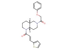 (4aR*,8aS*)-6-(phenoxyacetyl)-1-[(2E)-3-(2-thienyl)-2-propenoyl]decahydro-1,6-naphthyridine