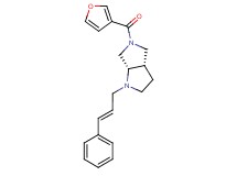 (3aS,6aS)-5-(3-furoyl)-1-[(2E)-3-phenylprop-2-en-1-yl]octahydropyrrolo[3,4-b]pyrrole