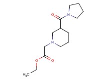 ethyl [3-(pyrrolidin-1-ylcarbonyl)piperidin-1-yl]acetate